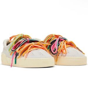 Vibrant Multicolor Lace Women's Sneakers
